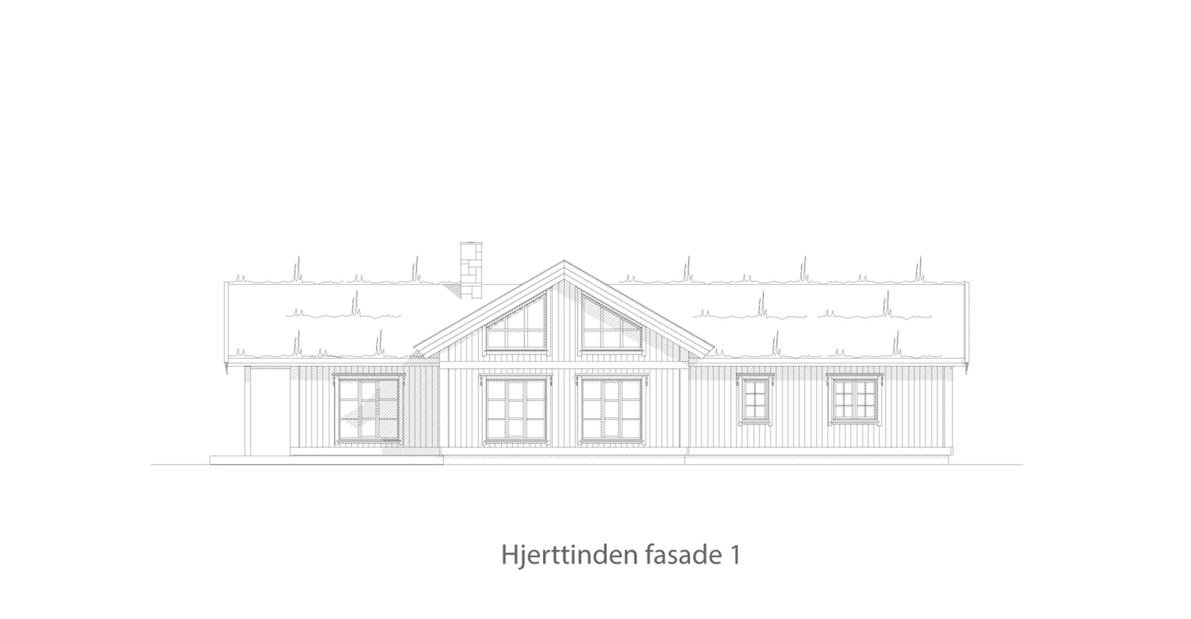 Hjerttinden fasade 1