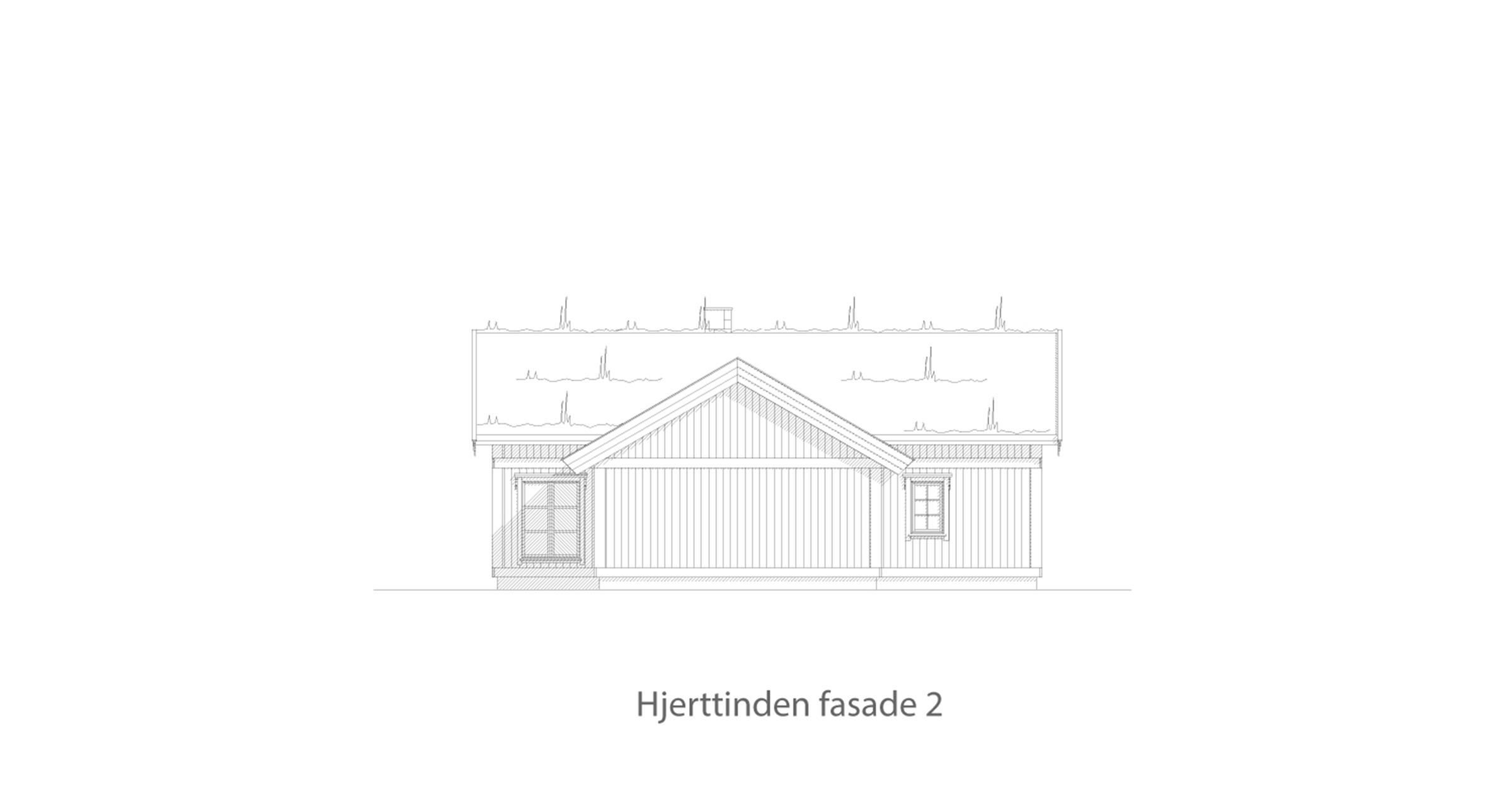 Hjerttinden fasade 2