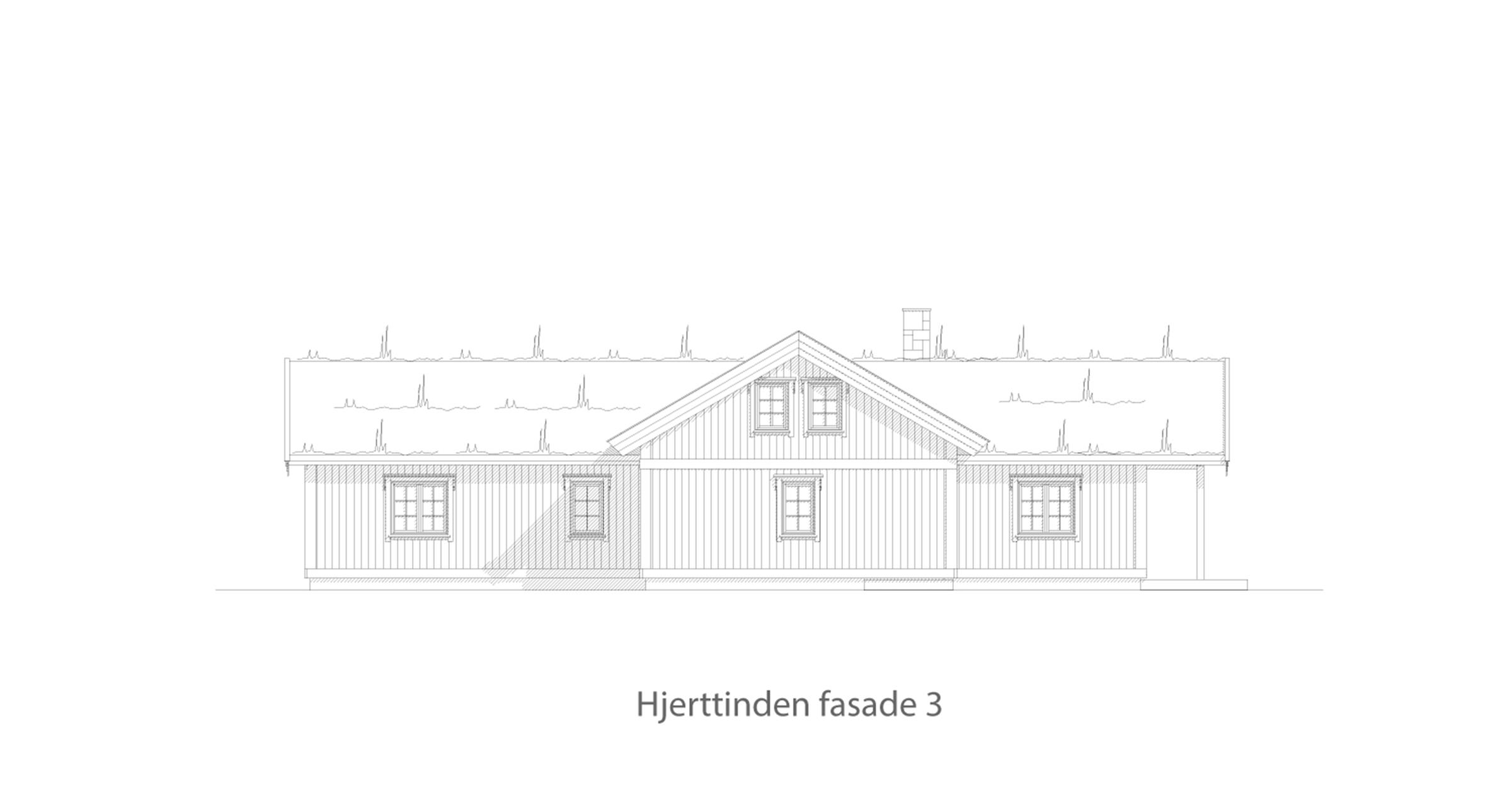 Hjerttinden fasade 3