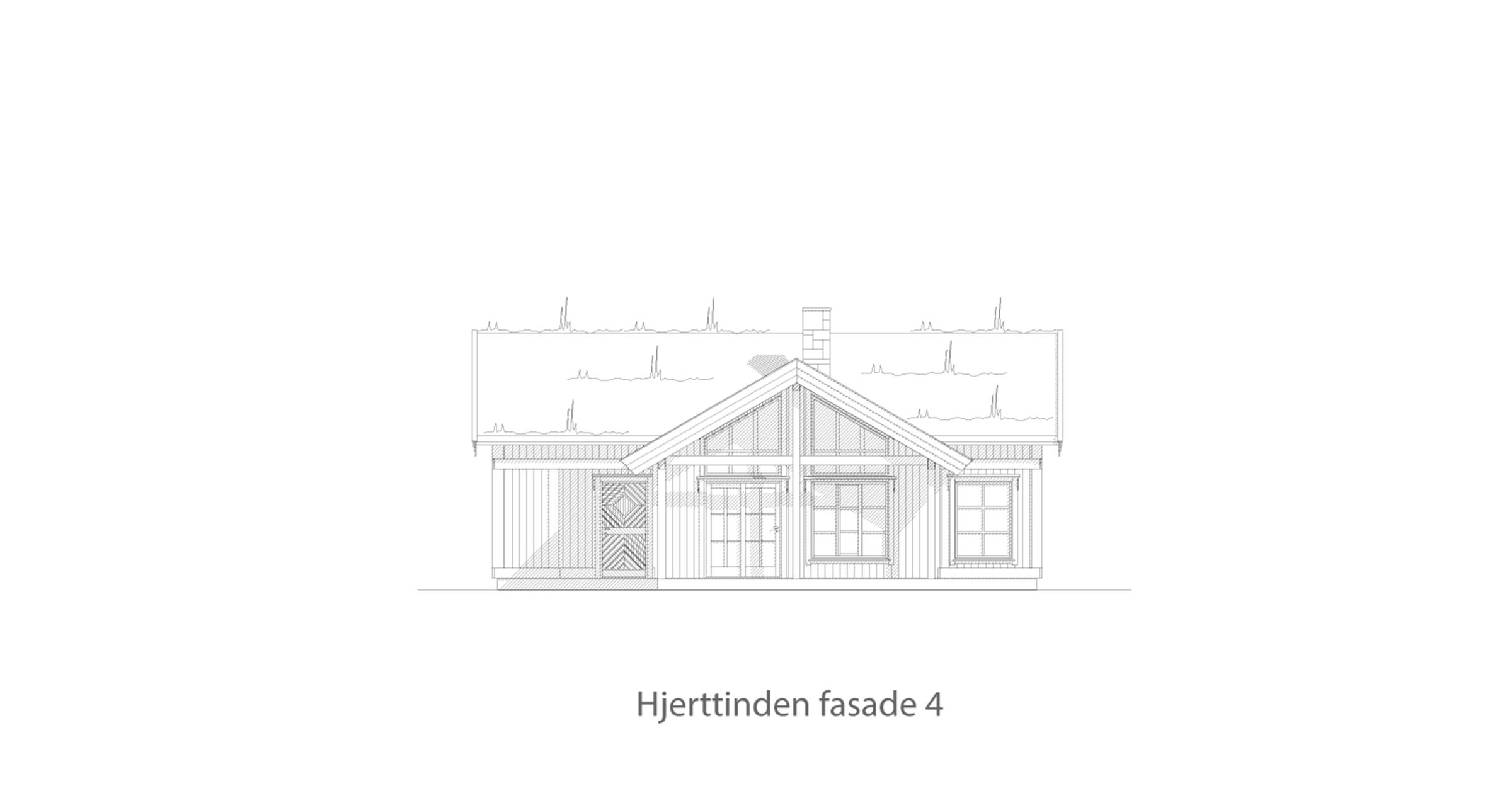 Hjerttinden fasade 4