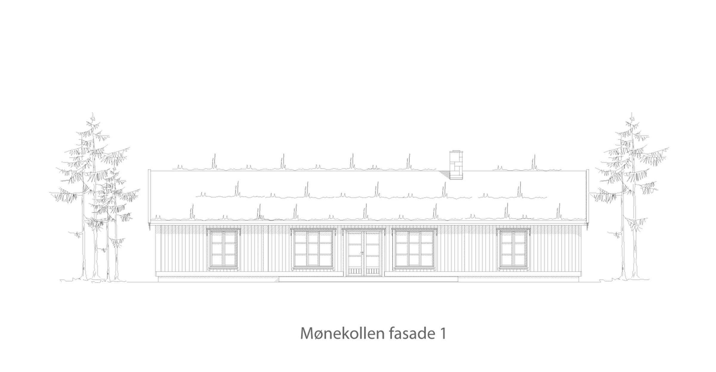 Mønekollen fasade 1