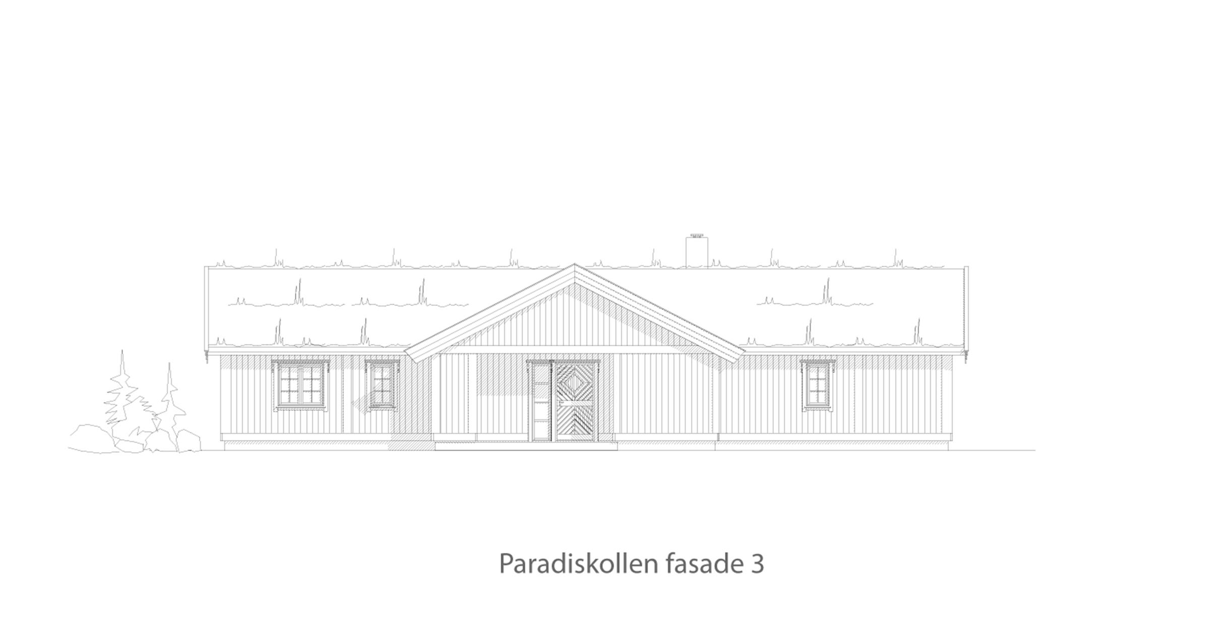 Paradiskollen fasade 3